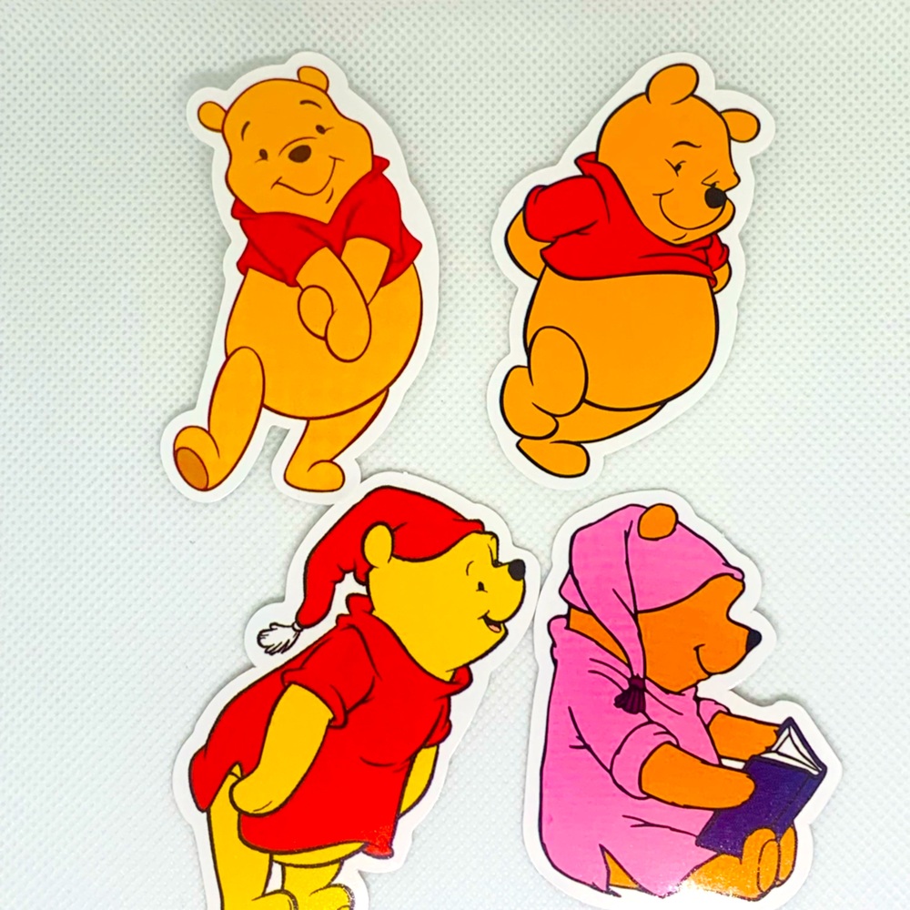 Pooh bear stickers bundle